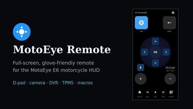 MotoEye Remote preview